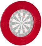 Relaxdays Dart Catchring R7, 4-teilig, Schutzring f&uuml;r 45 cm Dartscheibe, stabiler