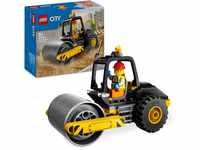 LEGO City Straßenwalze, Baustellenfahrzeug für Kinder ab 5 Jahren,