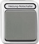 Schneider Electric Merten Heizungsnot-Schalter mit Kontrollleuchte,