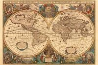 Ravensburger Puzzle 17411 - Historische Weltkarte, Henricus Hondius 1630 -...