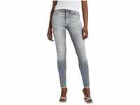 G-STAR RAW Damen 3301 High Skinny Jeans, Grau (sun faded glacier grey