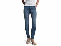 G-STAR RAW Damen 3301 High Skinny Jeans, Blau (faded cascade D05175-C051-C606),...