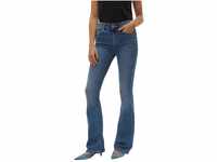 Vero Moda Damen VMFLASH MR Flared Jeans LI347 GA NOOS Hose, Medium Blue Denim,...