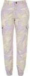 Urban Classics Damen Women's High Waist Camo Cargo Trousers Hose, Lilaccamo, 32 EU