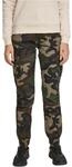 Urban Classics Damen Ladies High Waist Camo Cargo Pants Hose, Mehrfarbig (Woodcamo