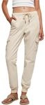 Urban Classics Damen High Waist Cargo Jogging Pants &ndash; Jogginghose im Regular Fit