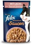 FELIX Sensations Saucen mit Lachs in einer Sauce, 26 x 85g