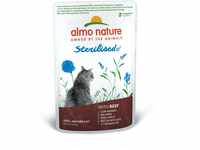 Almo Nature Functional Sterilised Katzenfutter, Nassfutter für ausgewachsene...
