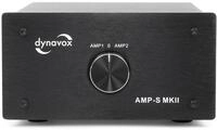Dynavox AMP-S MKII, Verst&auml;rker- und Boxen-Umschalter in Metallgeh&auml;use, f&uuml;r...