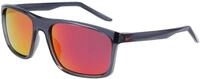 NIKE Brille Gr&ouml;&szlig;e 58 mm DARK GREY,POLAR RED FLASH, EYE SIZE: 58 BRIDGE: 18