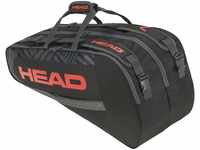 HEAD Base Racquet Bag Tennistasche, schwarz/orange, M