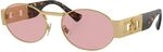 Versace 0VE2264 Sonnenbrille, Erwachsene, Unisex, mehrfarbig (mehrfarbig),