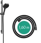 hansgrohe Rainfinity - Duschset, runder Duschkopf mit Brausestange 65cm, Halterung