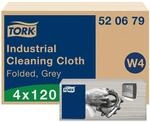 Tork Industrial Cleaning Cloth Grau W4, Flexible and Soft, 4 x 120 cloths,...