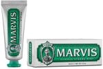 Marvis Classic Strong Mint Zahnpasta, Reisegr&ouml;&szlig;e, 25 ml | Entfernt Plaque,...