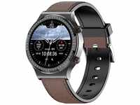 Knauermann Pro 2 (2023) Schwarz - Gesundheitsuhr Smartwatch - OSRAM Sensoren -...
