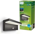 Philips Outdoor Ultra-Efficient Bustan Wandleuchte 3.8W, Bewegungssensor, 2700K