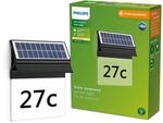 Philips Outdoor Solar Enkara Wandleuchte mit Hausnummer, 0,2W,...