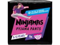 Ninjamas Absorbierende Nachthöschen Für Mädchen, 9 Pyjamahöschen, 8-12...