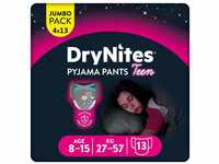 Huggies DryNites hochabsorbierende Nachtwindeln bei Bettnässen, für Mädchen...