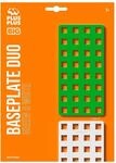 Plus-Plus 9603287 Konstruktionsspielzeug, Big Steckplatte, gr&uuml;n/wei&szlig;, 2 Teile