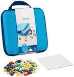 Plus-Plus 9607012 Kreativ-Bausteine, Reisekoffer Set, Geniales