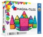 Magna-Tiles Classic 32‑teiliges Magnetbaukasten transparent, magnetisches