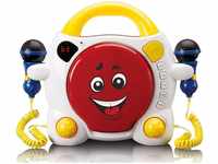 Lenco KCD-011 CD-Player Sing Along für Kinder - Bluetooth 5.0 - Antishock -