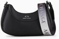 Armani Exchange Women's Wave Small Hobo Bag, Nero
