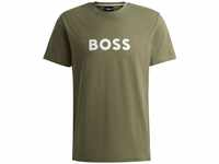 BOSS Herren Shirt Crew-Neck T-Shirt RN, Farbe:Grün, Artikel:-250 Khaki,...