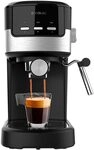 Cecotec Espressomaschine Compacta Power Espresso 20 Pecan, 1100 W, 20 bar,