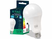 V-TAC LED Glühbirne A80 20W (entspricht 150W) - 2452 Lumen - LED Lampe - 6500K