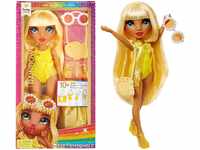 Rainbow High Swim & Style - Sunny (Gelb) - 28 cm Große Puppe mit Schimmerndem...