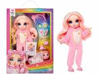Rainbow High Junior High PJ Party - Bella (Pink) - 22 cm Puppe mit weichem...