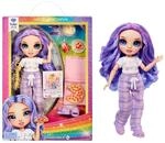 Rainbow High Junior High PJ Party - Violet (Lila) - 22 cm Puppe mit weichem