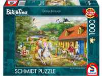Schmidt Spiele 58425 Thomas Kinkade, Kiddinx, Bibi & Tina, Spaß auf dem...