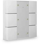 MDT Plus 55 Serie .02 KNX Taster, 6-fach, reinwei&szlig; gl&auml;nzend (BE-TA55P6.G2)
