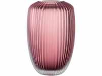 Leonardo Bellagio Blumenvase - Farbige Vase aus hochwertigem Glas mit Relief...