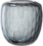 Leonardo Bellagio Kugelvase - Vase aus hochwertigem Glas mit Struktur au&szlig;en -