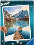 Ravensburger CreArt 23612 - Seeblick - Malen nach Zahlen Erwachsene, DIY Malset mit