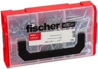 fischer L-Boxx Mini D&uuml;belschrauben, 210-teiliges Schraubenset, D&uuml;belschrauben f&uuml;r