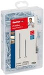 fischer Meister-Box PowerFast II Spanplattenschraube, vorsortierte Sortimentsbox mit