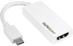 StarTech.com USB-C auf HDMI Adapter - Thunderbolt 3 kompatibel - Wei&szlig; - 4K 60Hz