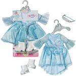 BABY born Eisprinzessin 43cm, Eisprinzessinen-Kleid mit Schlittschuhen und Tiara f&uuml;r