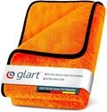 Glart 44WG Auto Trockentuch XXL 90x60 cm &ndash; Mikrofaser Poliertuch Orange &ndash; Gro&szlig;es