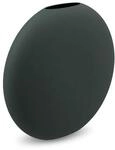 Cooee Design Pastille Vase, Keramik, Dark Green, L : 15, B: 4, H: 14 CM