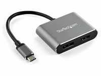 StarTech.com USB-C-Multiport Adapter (4K 60Hz UHD, 2-in-1 USB Typ C auf HDMI/DP