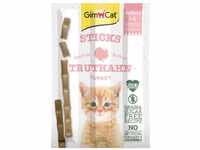 GimCat Sticks Kitten Truthahn - Softe Kaustangen mit hohem Fleischanteil und...