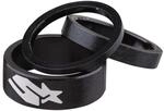 Spank Vorbauten Headset Spacer kit (3pcs/Set), Black, One Size, SP-STM-0056