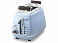 De'Longhi Toaster Icona Vintage CTOV2103.AZ - 2-Schlitz-Toaster mit...